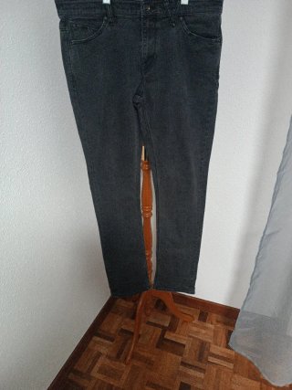 Pantalones Vaqueros Grises