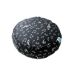 Zafu de Yoga con Estampado Musical