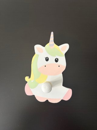 Percha de Pared Infantil Unicornio