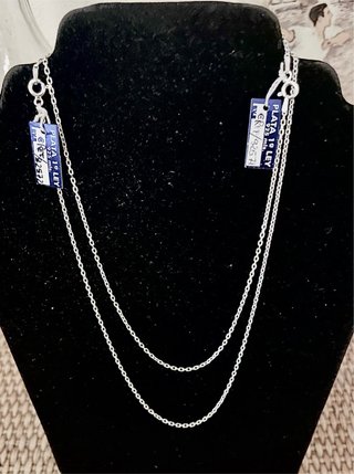 CADENA “FORZADA” 100% PLATA DE LEY DIAMANTADA*