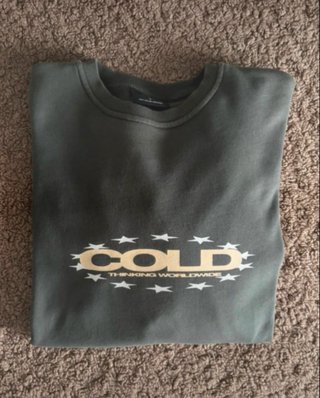Sudadera Verde ColdCulture en la Talla L