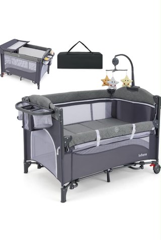 Cuna de Viaje Infans Gris