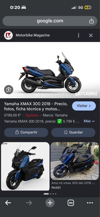 Yamaha XMAX 300 del 2018 en excelente estado
