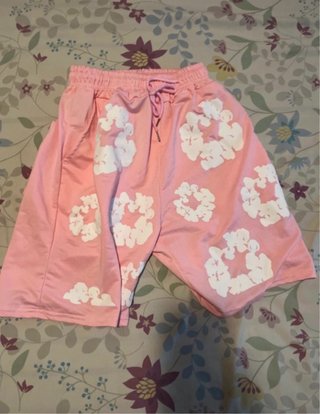 Pantalón corto Denim Tears rosa
