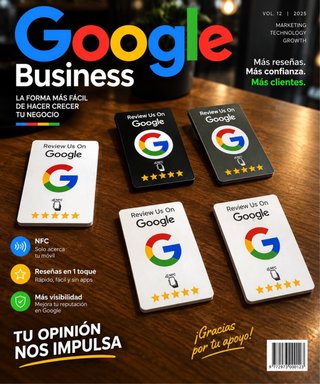 Set de 5 Tarjetas NFC Google Business