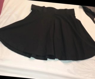 Falda negra H&M