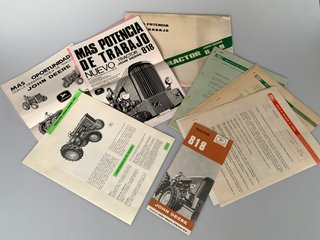 Colección Folletos Manuales Tractor John Deere