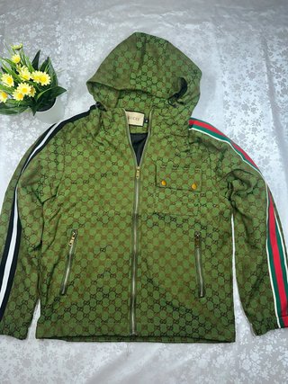 Chaqueta Gucci Verde con Capucha
