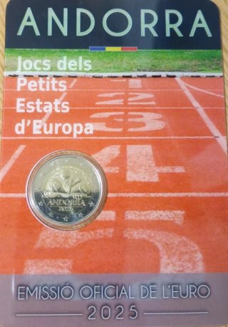 Coincard Andorra 2 Euros 2025