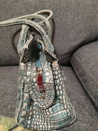 Borsa da donna effetto coccodrillo