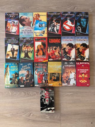 Lote de 19 Películas en VHS