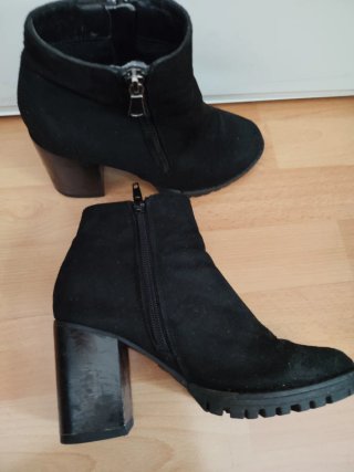 Botines de ante negros Marypaz Talla 36