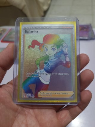 Carta Bailarina y Rillaboom vmax (Golpe Fusion)