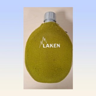 Cantimplora aluminio Laken 1L vintage + funda