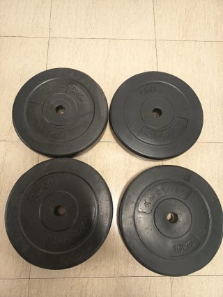 4 Discos de Pesas Movit 10kg