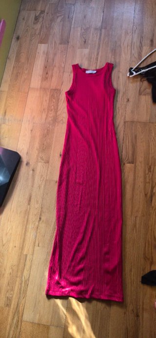 Vestido largo rojo