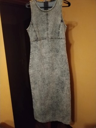 Vestido vaquero efecto lavado