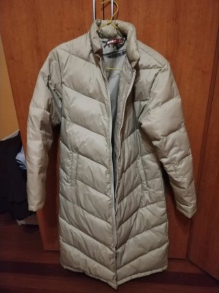 Chamarra acolchada Zara beige