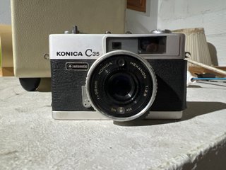 Cámara Analógica Konica C35 revisada, funcional