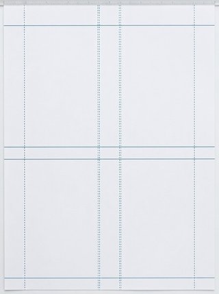 Lote folios A4 troquelados para etiquetas 7x13 cm