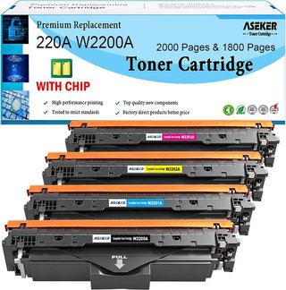 ASEKER 220A 220X tóner chip BKCMY HP 4202-4302