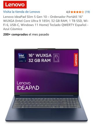 Lenovo IdeaPad Slim 5 Gen 10 16 32GB RAM
