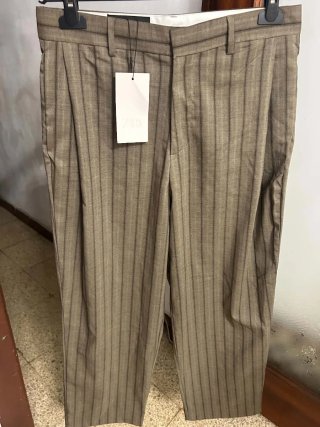Pantalón de Rayas Zara Talla S
