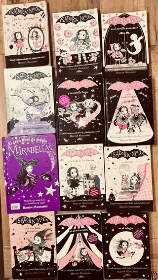 Lote de 12 libros infantiles ISADORA MOON.
