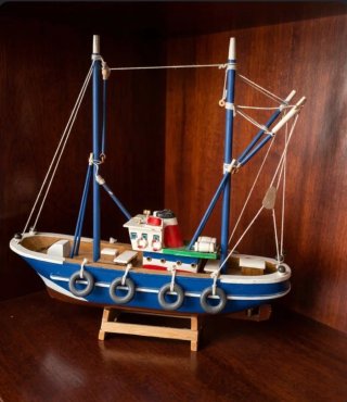 Maqueta de Barco Pesquero Artesanal Atunero
