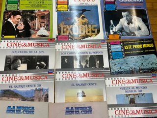 Lote 22 Vinilos Bandas Sonoras Cine