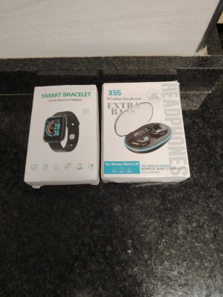 Smartwatch y Auriculares Inalámbricos X55
