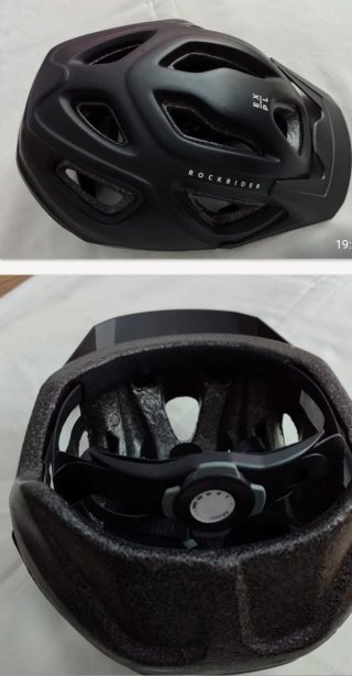 Casco de Bicicleta Rockrider Negro