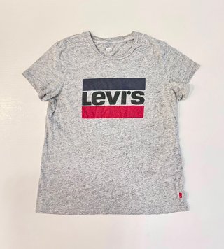 T-shirt Levi's Grigio Melange con Logo M