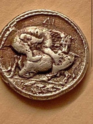Tetradracma Akanthos Macedonia Plata Antigua