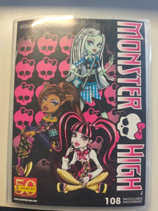 Álbum Monster High Completo 108 Photocards Panini