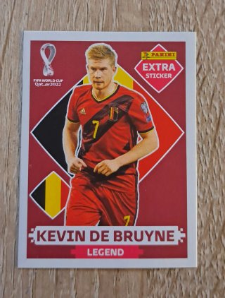 Cromo Extra Panini Kevin De Bruyne Qatar 2022
