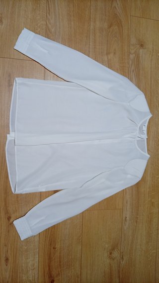 Camisa Blanca de Viscosa Suits Talla S