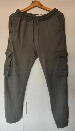 Pantalón Chándal Cargo Verde
