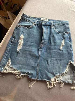 Falda vaquera Pull&Bear azul