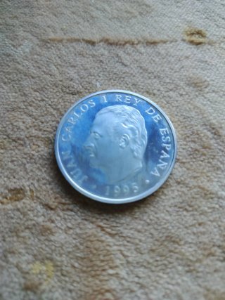Moneda 2000 Pesetas ONU 1995 Plata