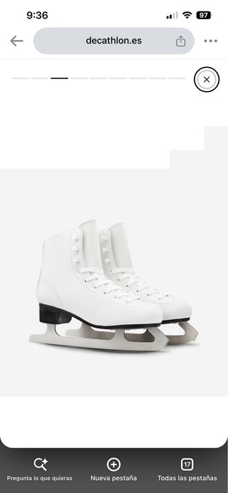 Patines de Hielo Blancos Decathlon 37/38