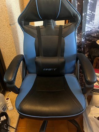 Sillón Gamer Drift Azul y Negro