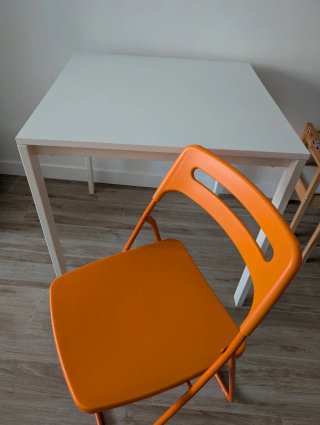 Mesa Auxiliar Blanca 75x75