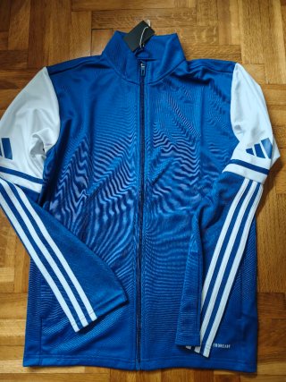 Sudadera Adidas Azul y Blanca