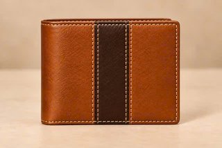 Cartera de cuero artesanal C.L. Arce