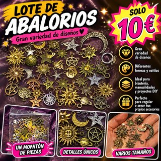 Lote de Colgantes y Abalorios Variados