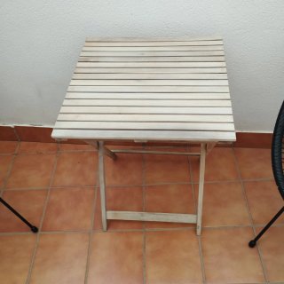 Mesa de Jardín Plegable de Madera