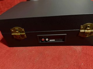 Tocadiscos tipo maleta negro