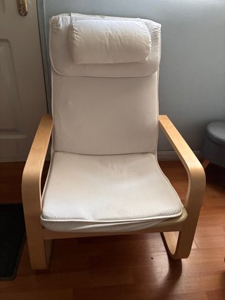 Sillón Ikea con fundas