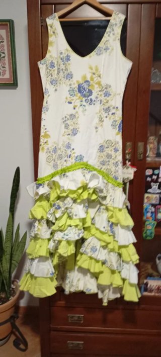 Traje de flamenca estampado